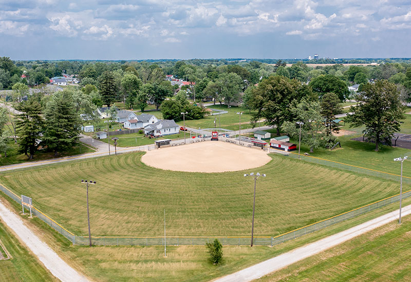 a ball field